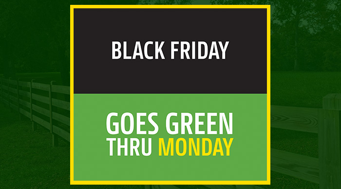 Black Friday Goes Green at P&K