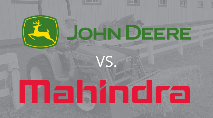 John Deere 1 Series vs. Mahindra eMax Series