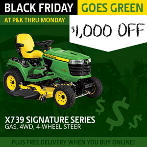 X739 Signature Series Mower is $1,000 off at P&K!