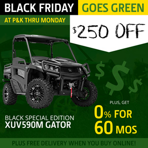 ALL NEW XUV590M Special Edition Gator is $250 off at P&K!