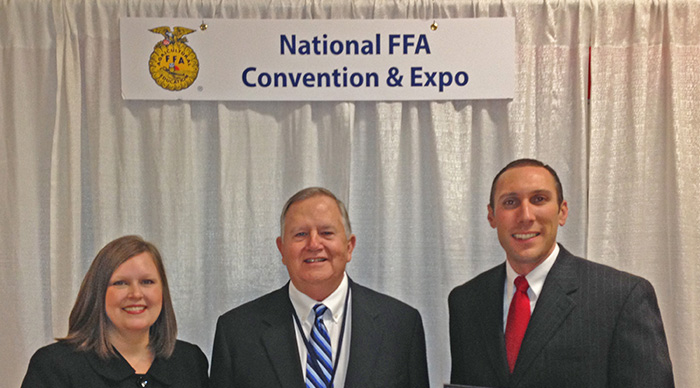 Eisenhauer Receives Honorary FFA Degree