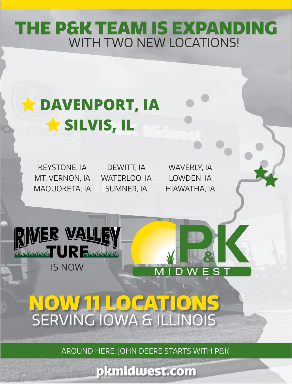 The P&K team is expanding with two new locations!