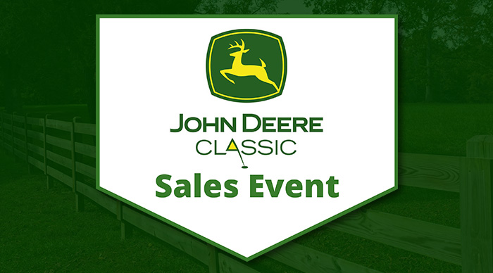 2018 John Deere Classic Sales Event