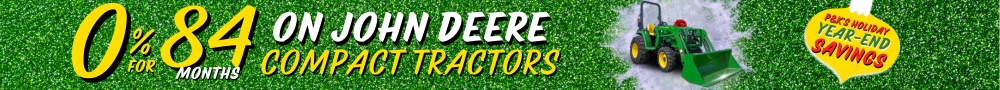 0% for 84 Months on Compact Tractors