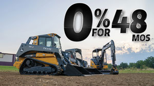 0% for 48 MOS on Select Compact Construction Equipment!