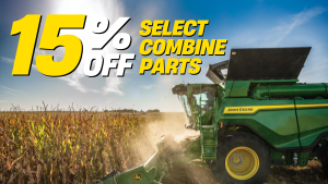 15% OFF Select Combine Parts