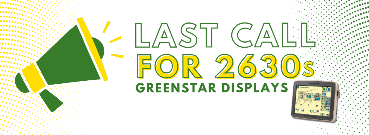 Last Call for 2630 Displays