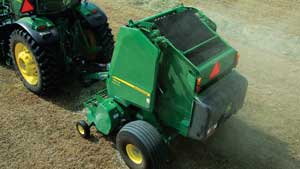 John Deere 450M Megawide Round Balers for $40,999 cash at P&K!