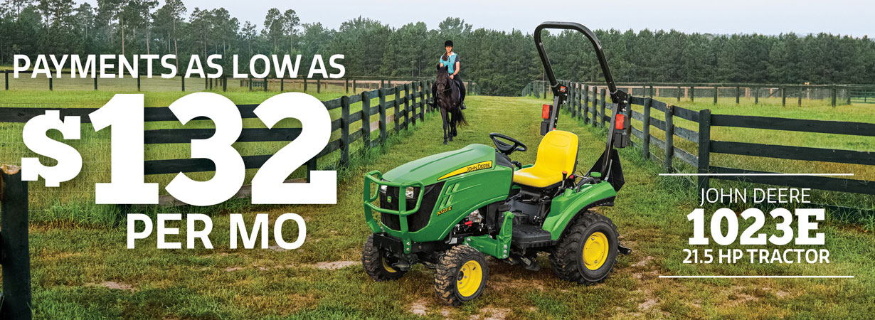 1023E Tractor for just $188/mo